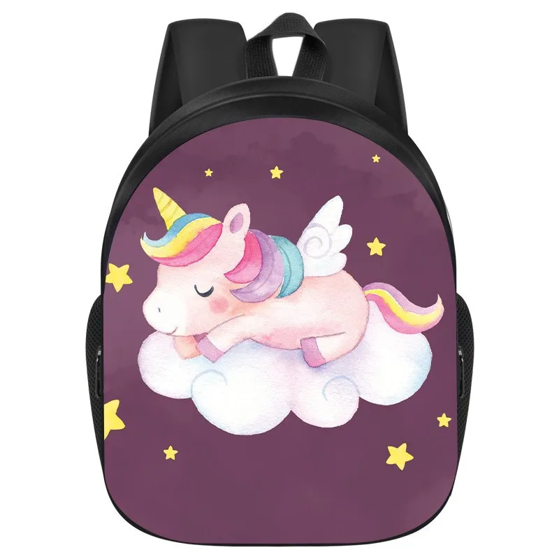 Children Korean Style Fashion Popular Teenagers Backpacks Girl Boy Rainbow Unicorn Schoolbag Primary Middle School Students Bags