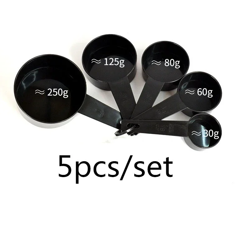 5/10pcs Kitchen Measuring Spoons Teaspoon Sugar Scoop Cake Baking Flour Cups