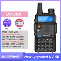 Baofeng UV-5RX Walkie Talkie M-5R AM FM Radio Six-Band 108-136MHz 350-390MHz Wireless Copy Frequency Upgraded UV5R Two Way Radio 1