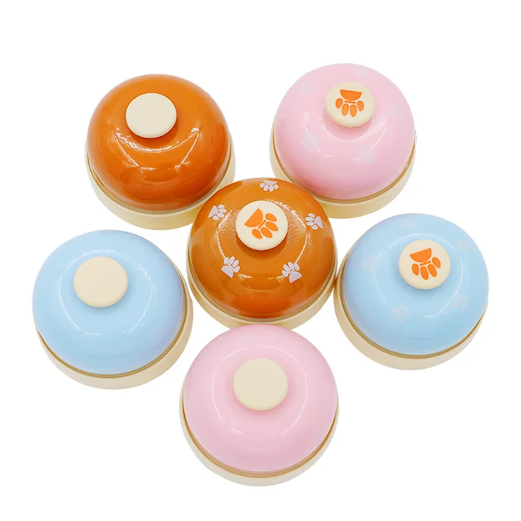 Candy Color Pet Answer Bell Cat Behaviour Training Toys for Kitten Puppy Dog Communication Equipment Pets Clicker Acessories