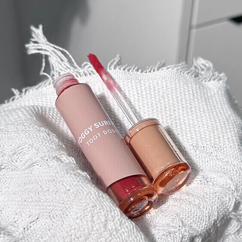 TOOT DODO T828Tea Soft Focal Mist Lip Glaze Matte Face Not Easy to Fade and Whiten Student Affordable Lipstick Female 2