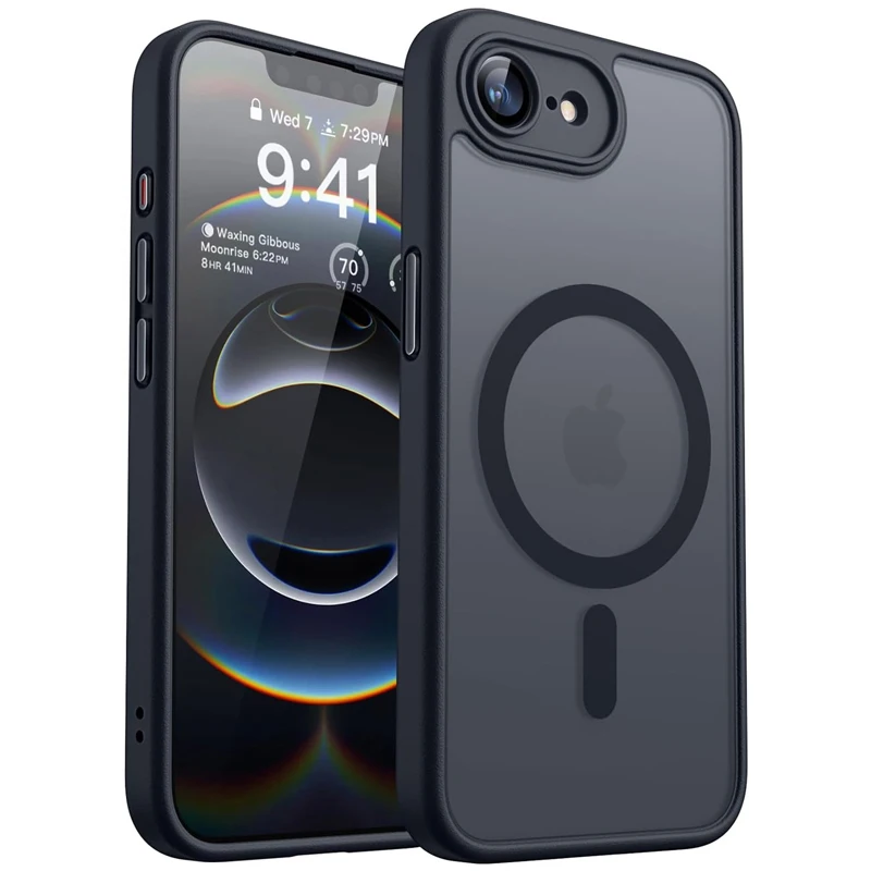 Luxury Matte Hard Case For iPhone 17E 16E 17 16 E 15 14 13 12 11 Pro Max iPhone17e iPhone16e Magsafe Charge Translucent Cover 5