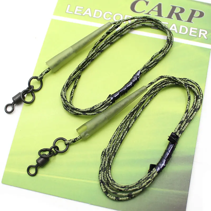 eMagTech 50pcs Fishing Rig Kickers Green Camo Per Carp