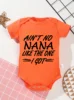 Jumpsuit Newborn Bodysuit Rompers Ain't No Nana Like The One I Got Print Baby Girl Boy Toddler Clothes Infant Short Sleeve 2
