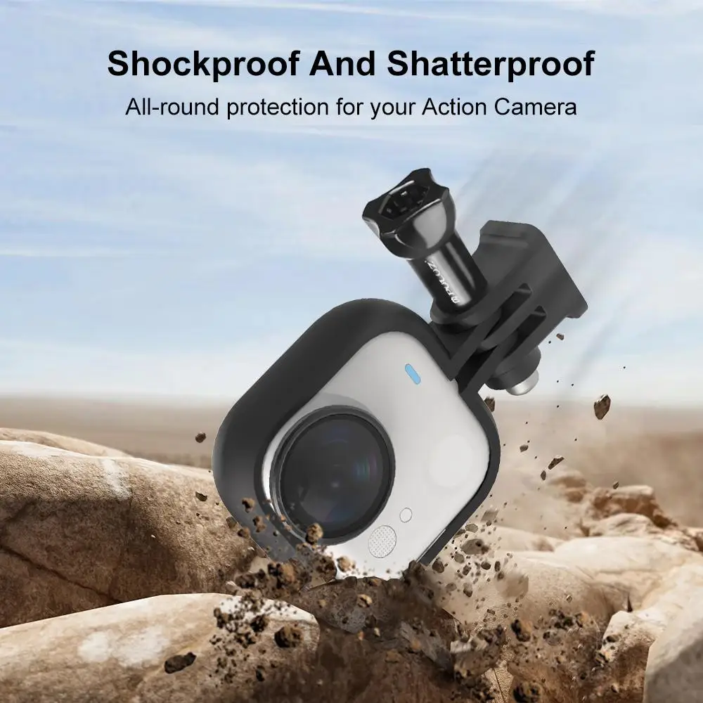 For Insta360 GO Ultra PULUZ PC Plastic Frame Adapter Base Mount