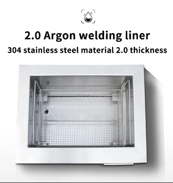 GENENG 61L/88L/175L/360L Ultrasonic Cleaner Range Hood Filter Clean Engine Mold DPF Oil Degreaser Metal Ultrasound Clean Bath b 3