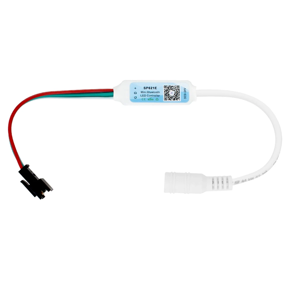 Фото 5 шт., Bluetooth SP621E, мини-телефон, управление через приложение, USB/DC Для WS2811 WS2812B SK6812 Pixel Dream Color LED Strip №1