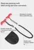 COSY Garden Tools Hand Pulled High Branch Saw Chain Outdoor Garden Pruning Tool Extended Serrated Hand Saw 5