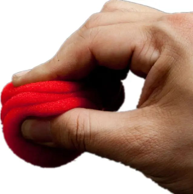 10pcs Red Sponge Ball Magic Sponge Ball Magic Props Comedy Trick Finger Sponge Play Ball Gift for Kid Halloween Party Masquerade 3