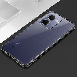 Funda Protectora de Esquinas de Silicona TPU Ultra Delgada y Transparente - Carcasa Posterior Transparente