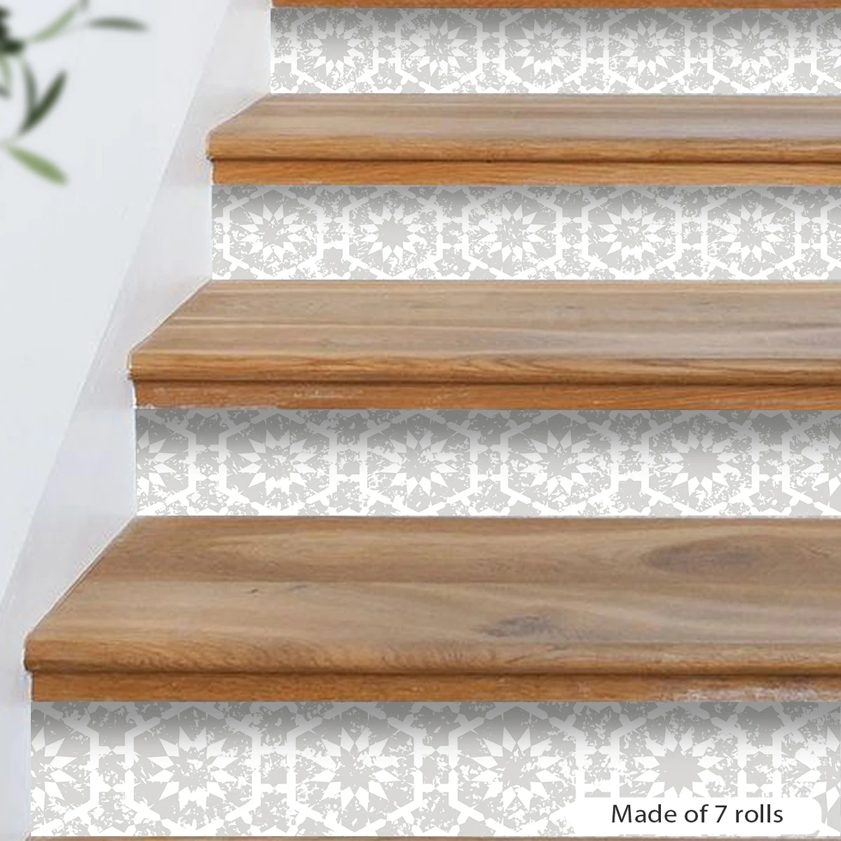 Bohemian Printed Home Decoration Self-Adhesive Waterproof Stair Sticker Self-Adhesive Moisture Resistant Paper 1 Roll