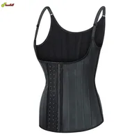 Women Latex Waist Trainer Women Binders Shapers Modeling Strap Corset Colombian Girdles Body Shapewear Faja Shape Sport Vest 2
