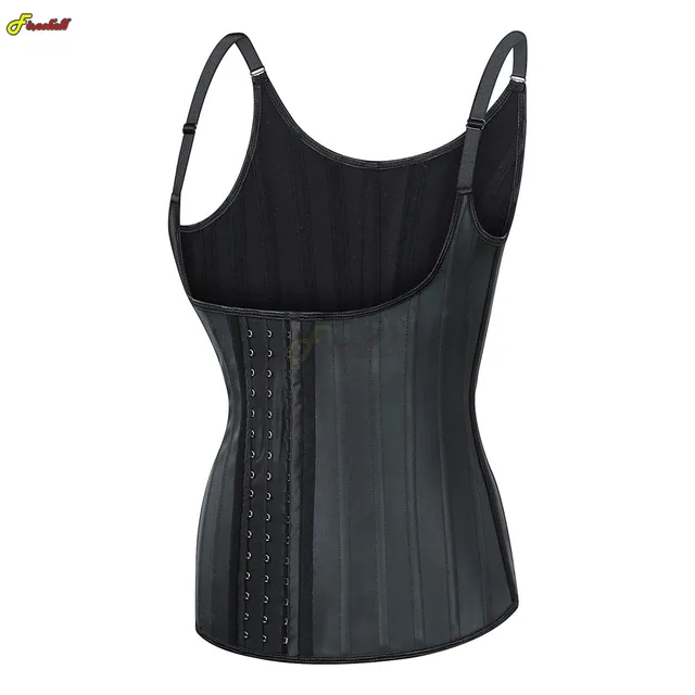 Women Latex Waist Trainer Women Binders Shapers Modeling Strap Corset Colombian Girdles Body Shapewear Faja Shape Sport Vest 2