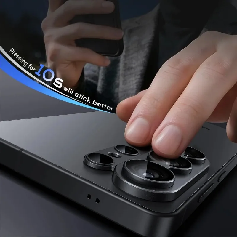 Metal Camera Lens Protector HD Glass Protector Film Cover
