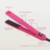 Infrared Hair Flat Iron 450°F Professional Hair Straightener Curler Ceramic Fast Heating Plate 230℃ Salon Hair Iron Dual Voltage 5