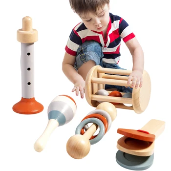 5pcs Educational Baby Musical Toys Baby Musical Instruments Montessori Toys Birthday Gifts for 1 2 3 Year Old Baby Boys Girls 2