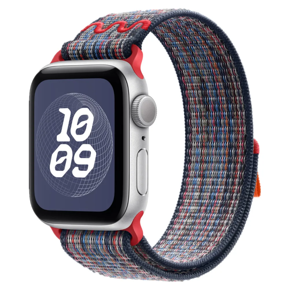 Nylon Sport Strap for Apple Watch Band 49mm for Nike Loop