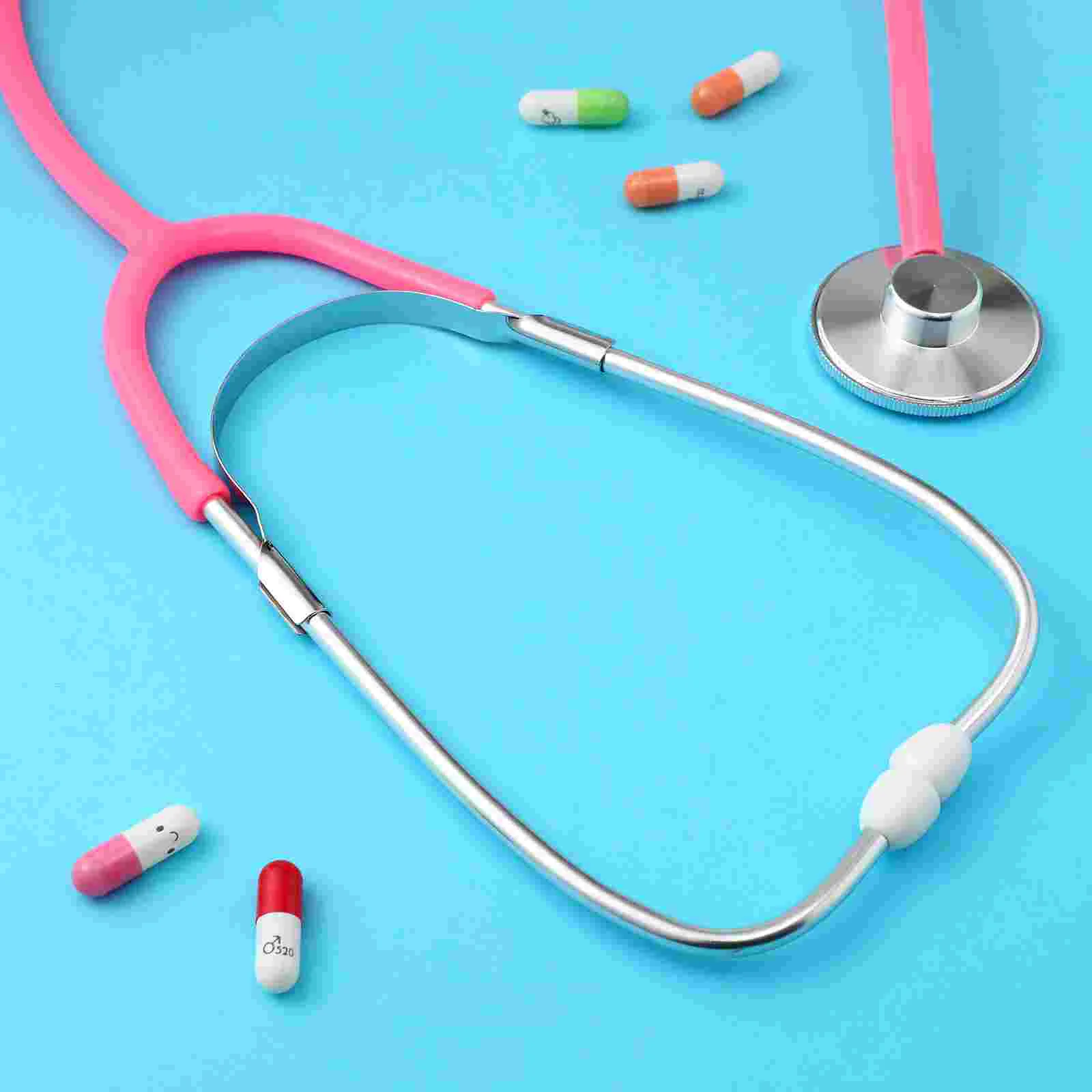 Stethoscope Toy Nurse Playset for Kids Accessories Toddler Children Simulation Toys