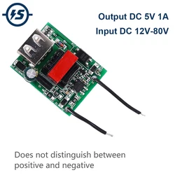 DC-DC Step Down Power Supply Module Buck Converter USB Galvanic Isolated Stabilizer 12V 24V 36V 48V 72V to 5V 1A Power Supply