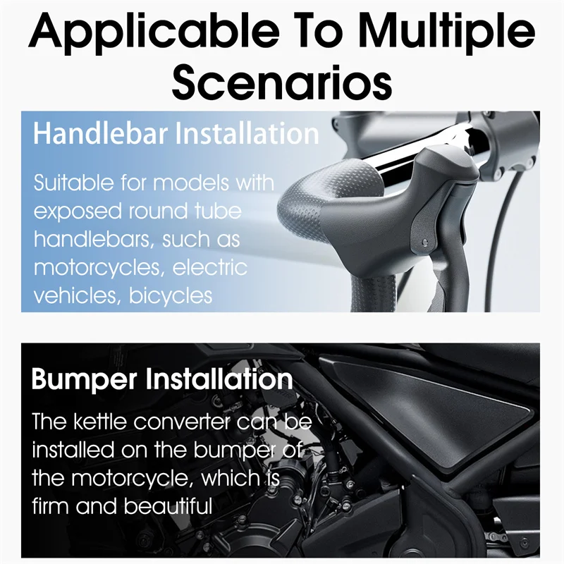 Bicycle Kettle Extension Holder 360 Degree Rotatable Water Bottle Cage Adapter For Bike Handlebar Saddle Seatpost