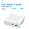 New Genmachine AMD Ryzen 3 2200U Up to 65W Mini PC DDR4 8G RAM NVME 256G SSD Wifi5 BT 4.2 Gaming Computer RX Vega 10 Graphices 1
