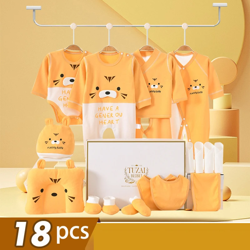 شتاء جديد الوليد فتاة الملابس مجموعة طفل القطن 18...