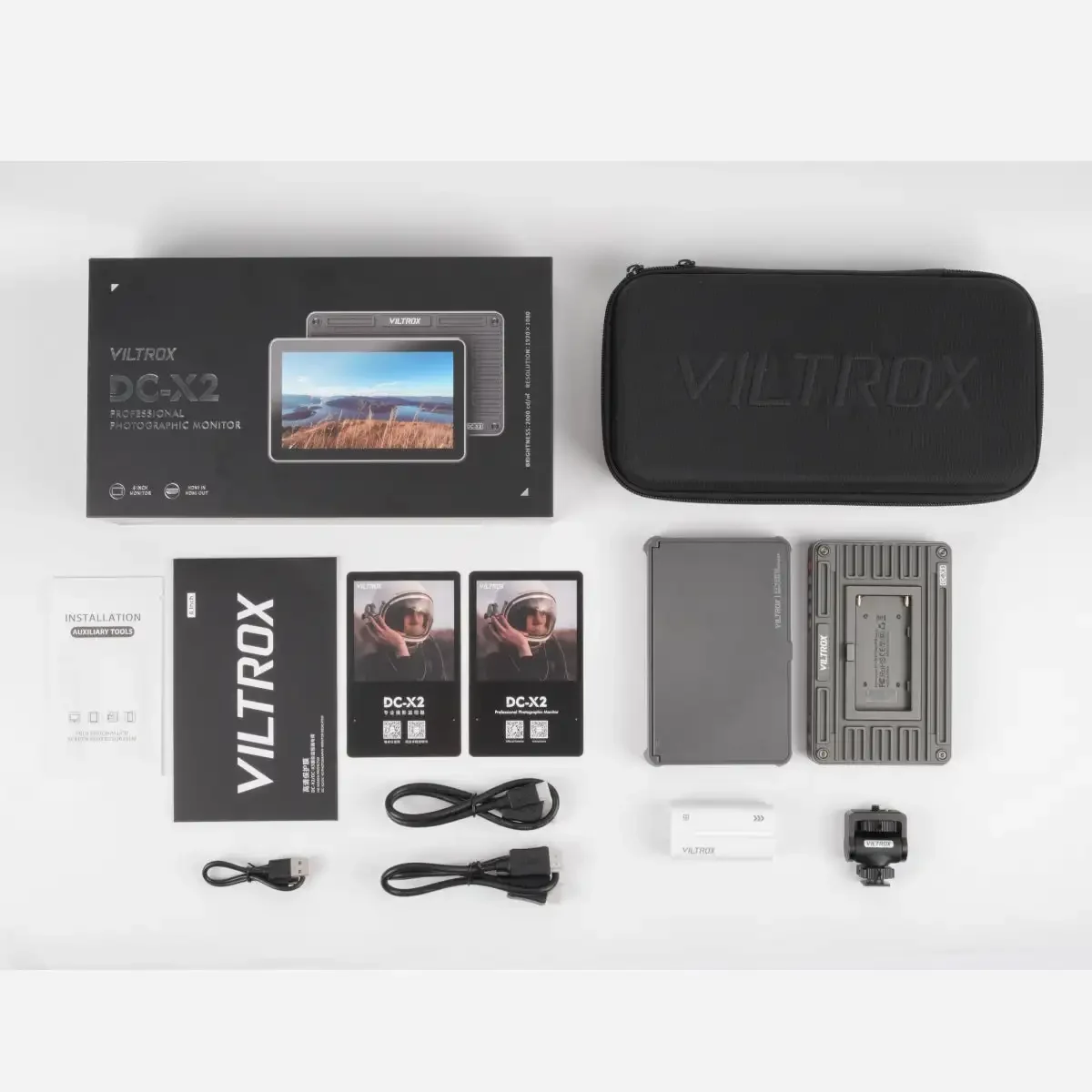 Viltrox DC-X3 DC-X2 6 Inch 4K touch screen portable DSLR field monitor 2000 Nits 1080P IPS HMDI SDI HD FHD