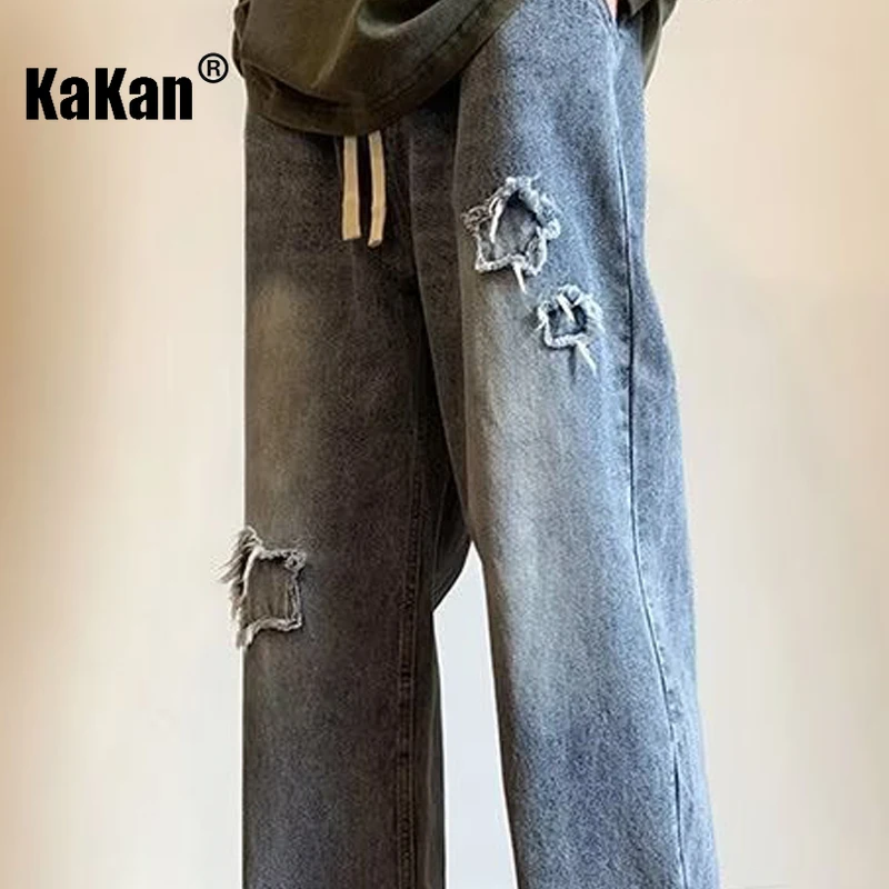 Рисунок 6 - Мужские джинсы с нашивками Kakan