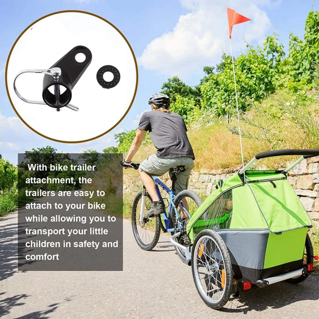 Universal-Hochleistungs-Fahrradanhänger-Kupplungs kupplung für Kinder/Hunde  fahrrad anhänger Kinderwagen aufsatz - AliExpress