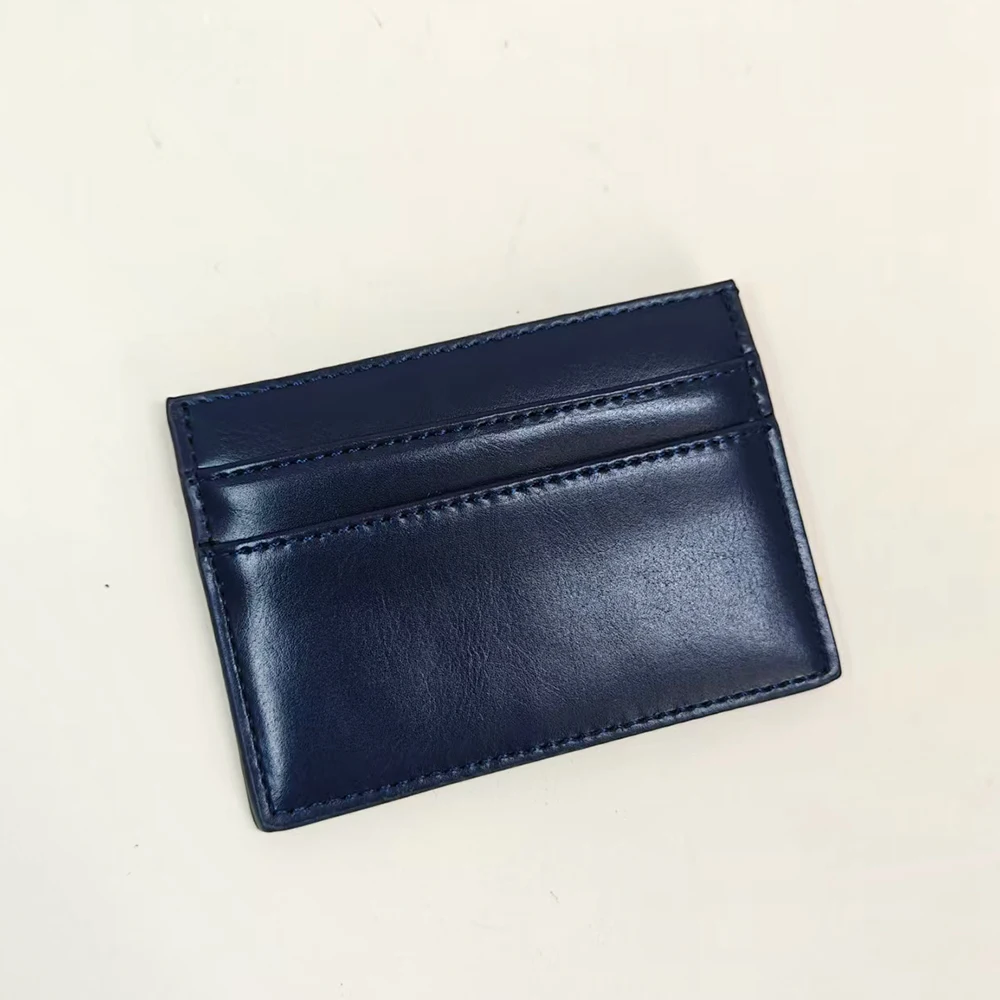 Personalisierter Kartenhalter aus Luxus-PU-Leder, Schlankes Kreditkartenetui mit Gravur-Logo, Großhandel Kartenetui – Detail 11