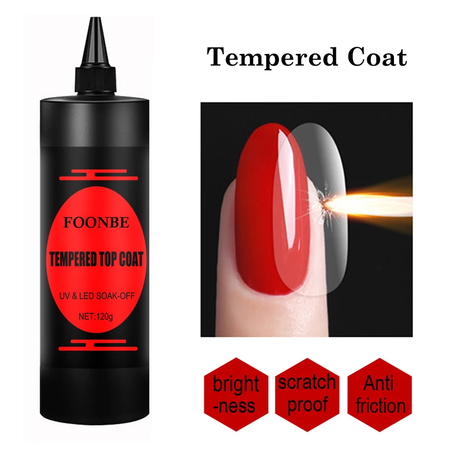 Gel Nail Art Set Gel Nail Polish FOONBE 120g/250g/330g Base Gel Super Top Coat Matte Top Coat Gel Polish Soak Off UV LED Varnish Functional Nail Salon