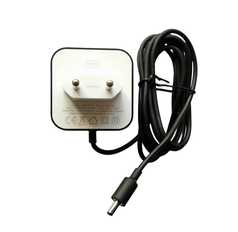 EU acアダプター電源充電器,15w,マザーボード用,(第3世代), Echo Dot