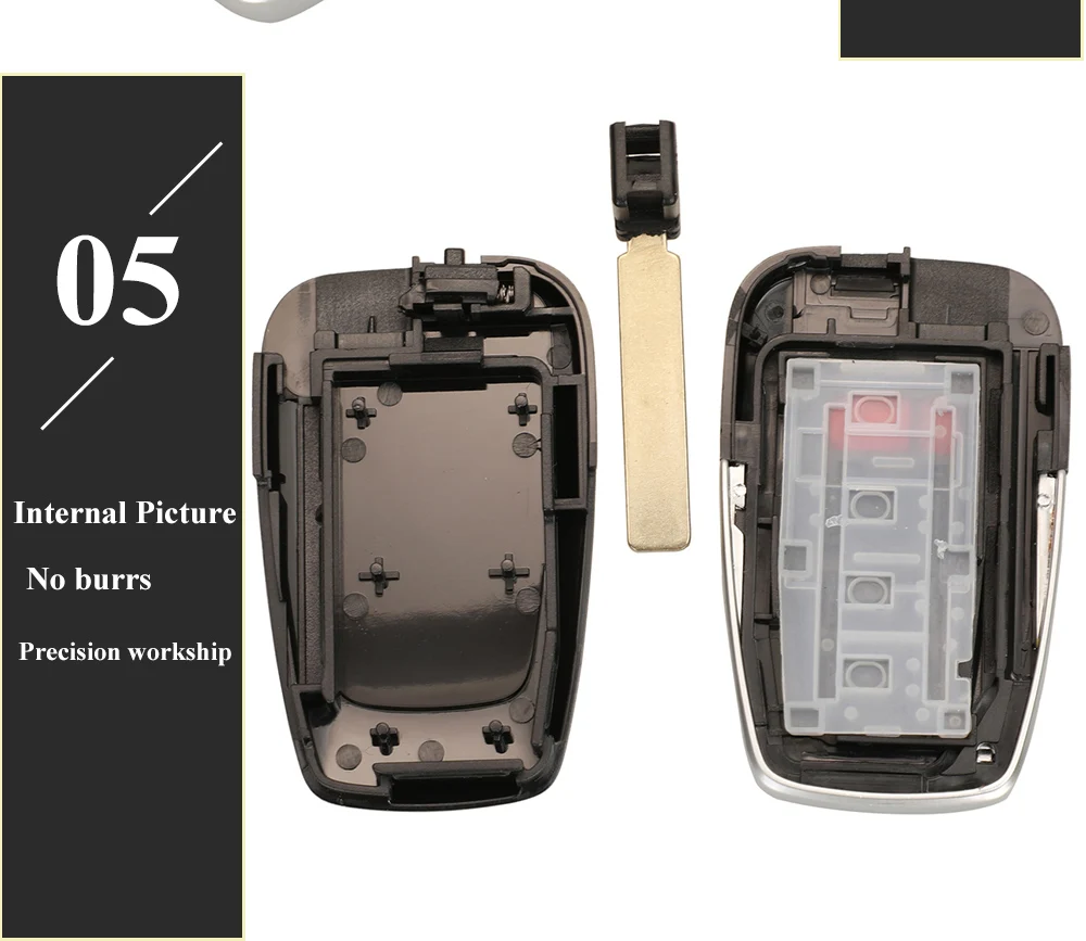 Keyforkess 10pcs 2/3/4BTN Remote Car Key Shell Case Fob per Toyota C-HR RAV4 Prius 2018-2019 Suit XM VVDI Smart Board TOY48 TOY12 - S358fb38aa4d1440c9bd7ef9ab010f535U