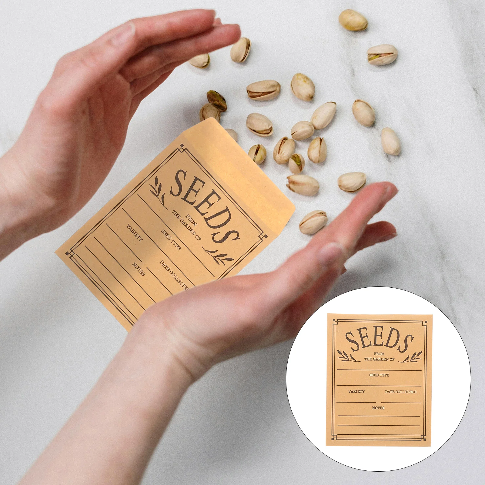 Seed Envelopes Paper Envelopes Blank Packets Paper Small Seeds Multi Use Seed Packets Resealable 50 Pcs