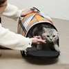 Pet Carrying Bag Outing Portable Cat Dogs Handbag foldable small to medium dog cage mesh handbag 5