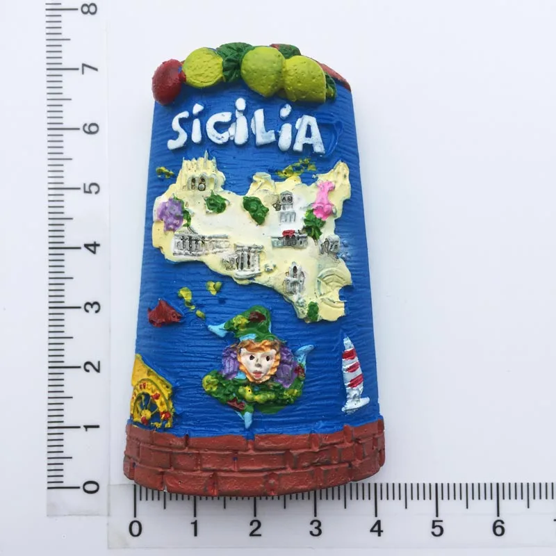 Toscana alia 3D magnete per frigorifero regalo Souvenir, magnete per frigorifero Toscana fatto a mano in resina collezione di decorazioni per la casa  15