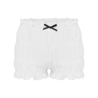 Short à volants pour femmes, Kawaii, nœud 3D, garniture de laitue, taille élastique, bouffant à plusieurs niveaux, cottage Y2K, jupon rétro esthétique 6