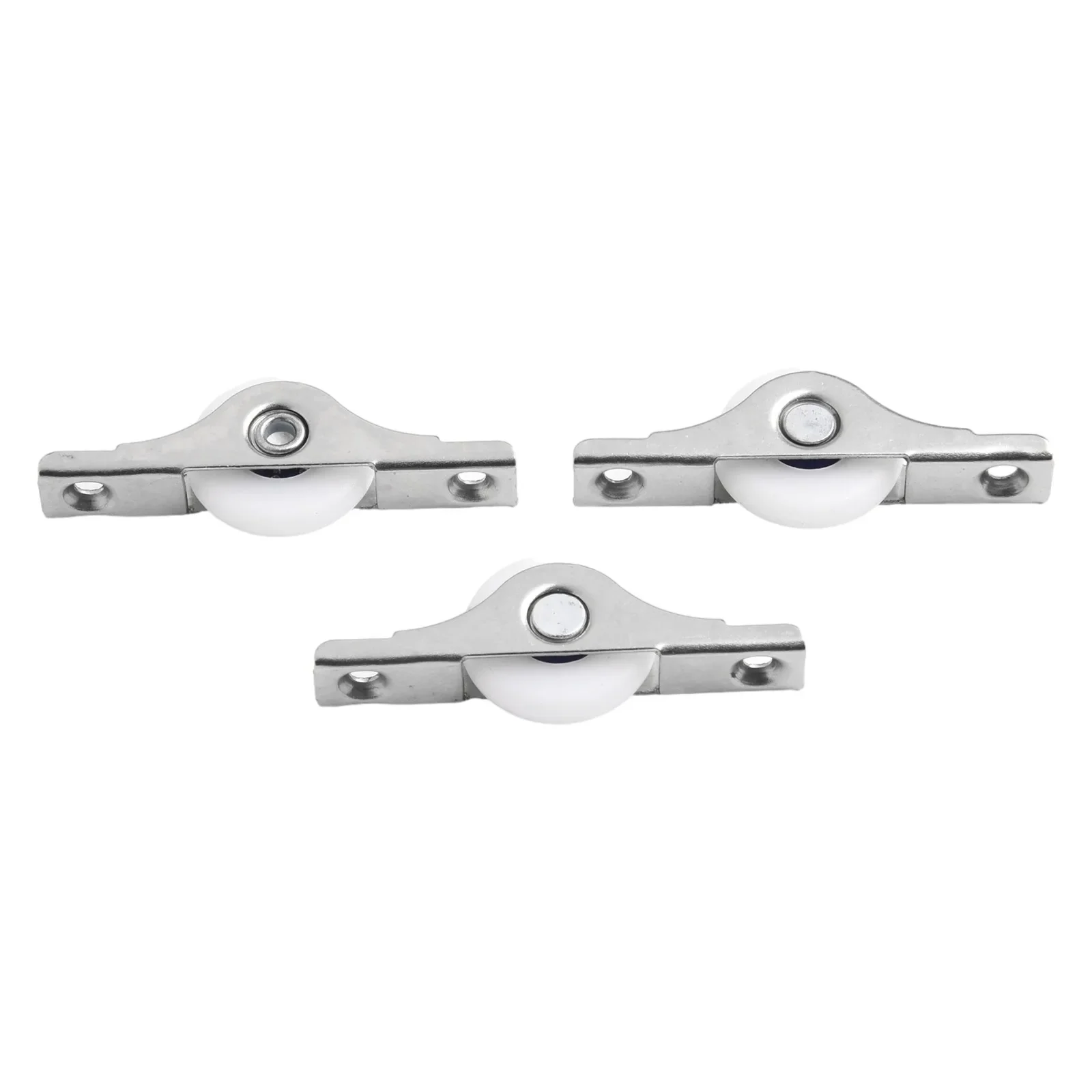 Accessory New Scroll Wheel Sliding Wardrobe Window Pulley Hardware Home Kitchen Nylon Plastic+stainless Steel Roller 6pcs