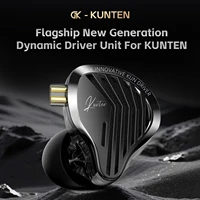 GK KUNTEN Dynamic Drive Heavy Bass Earbuds HIFI Sports Metal Headphones Detachable 2PIN Compatible with KZ Zenith EDX PRO - Image 2