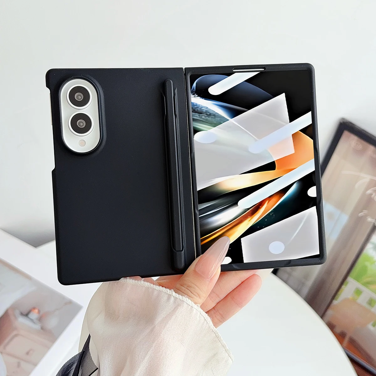 Enhanced Protective Wide Case with Front Film and Pen Slot