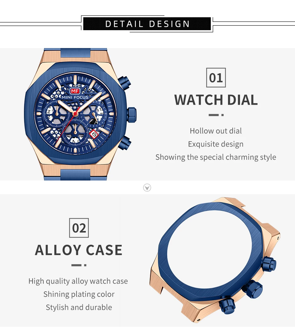 MINI FOCUS Quarzuhr für Herren, wasserdicht_voghion.com