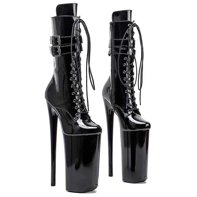 

LAIJIANJINXIA Новая мода 26 см/10 дюймов Сексуальная экзотическая обувь для танцев на шесте на высоком каблуке на платформе женские современные ботильоны 001