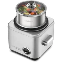 4 Cup Rice Cooker, Stainless Steel Exterior, Traditional Lever Control with Warm and Cook Settings, Warm Cook Indicator Lights 2