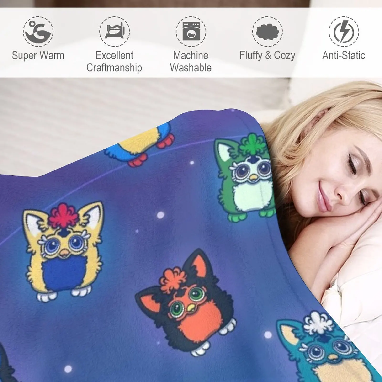 Furby �д� ������ ���, �ö��� ǫ���� ���� ħ�� Ŀ�� ���