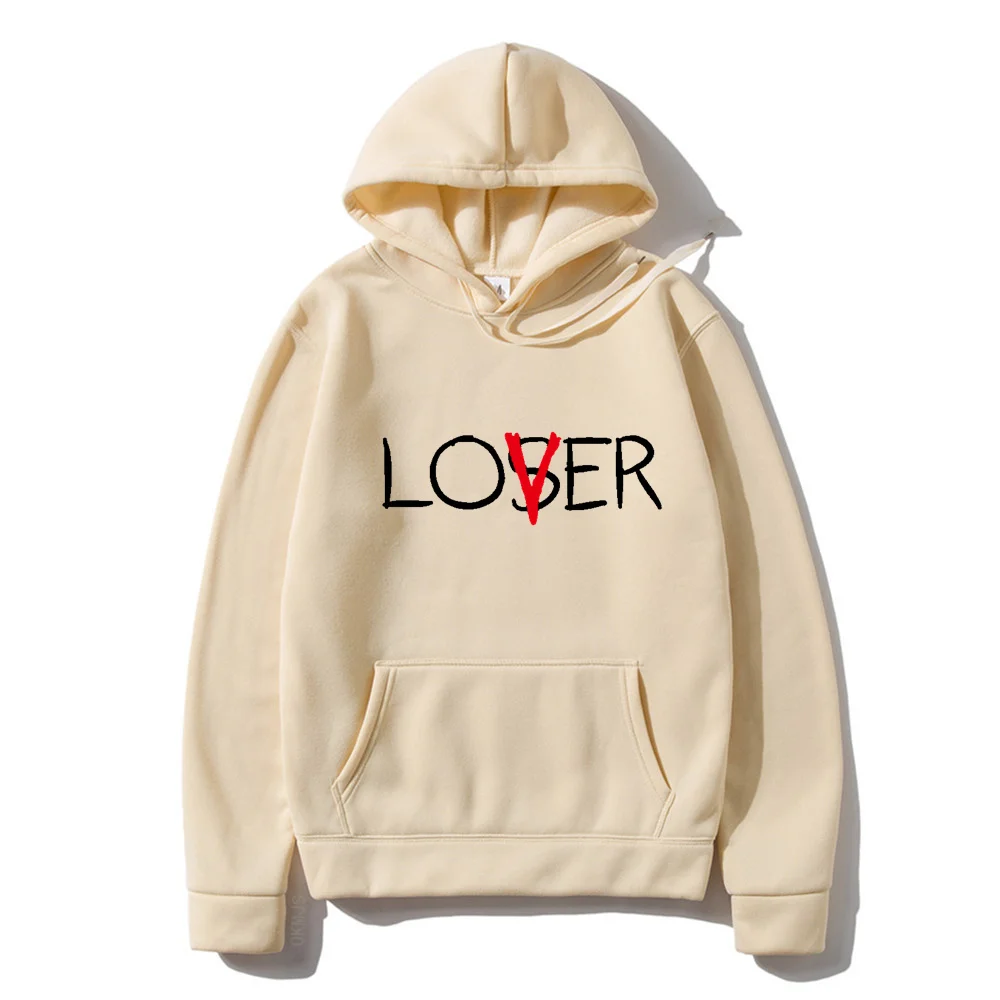 Hot los/ver Loser Lover Hoodie Women Men Sudadera Hombre Hip Hop pennywise Sweatshirt Kpop Unisex Casual Street Harajuku Hoody 5