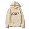 Hot los/ver Loser Lover Hoodie Women Men Sudadera Hombre Hip Hop pennywise Sweatshirt Kpop Unisex Casual Street Harajuku Hoody 5