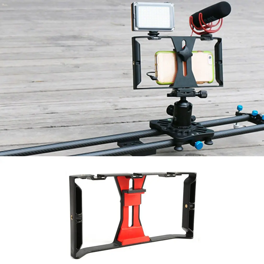 Achetez un rig vidéo pour smartphone - support universel avec anti-vibration, utilisé en extérieur