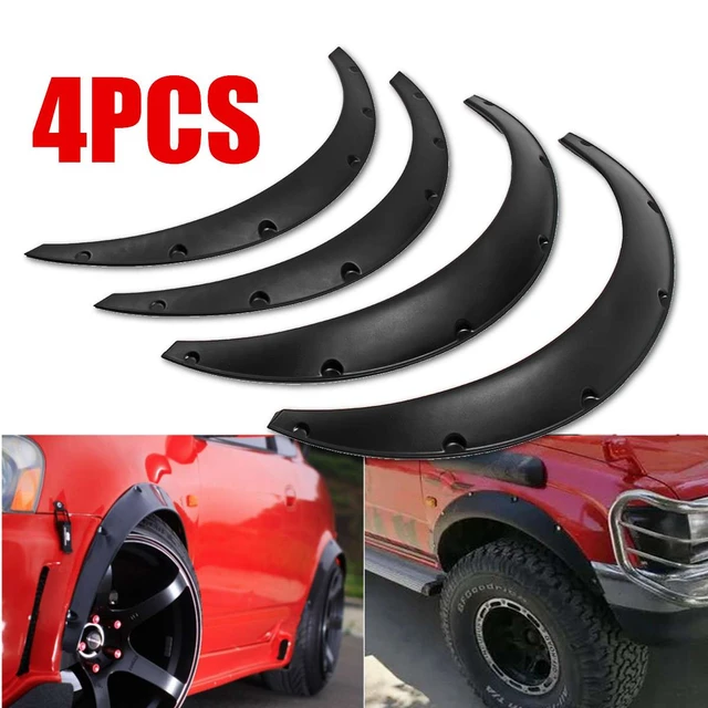 Guardabarros Universal Flexible para coche, arcos de rueda de Cuerpo Extra  ancho, 3,5 /90mm, 4 unidades - AliExpress