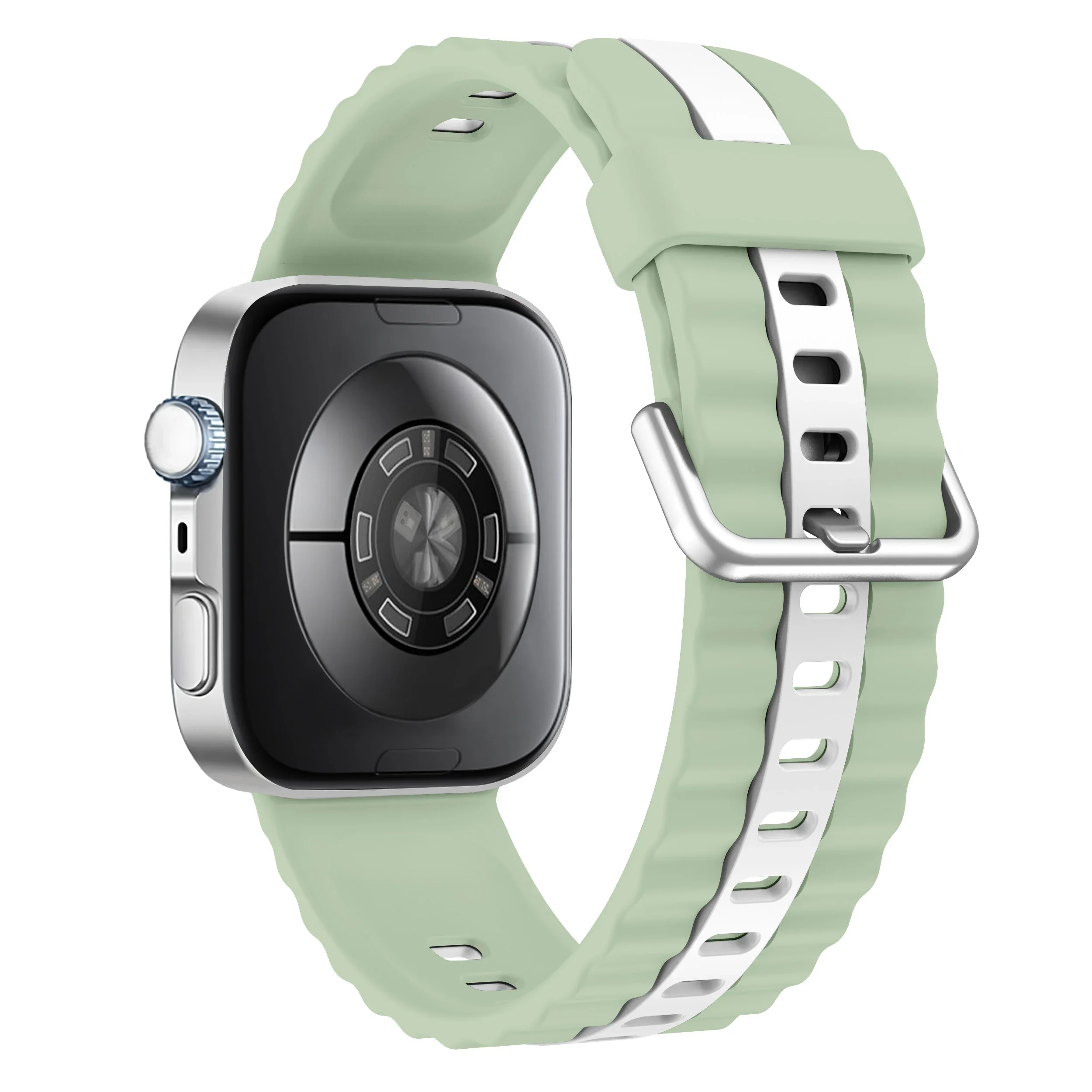 Dual-Color Breathable Silicone Sports Strap - Soft Wristband Accessory