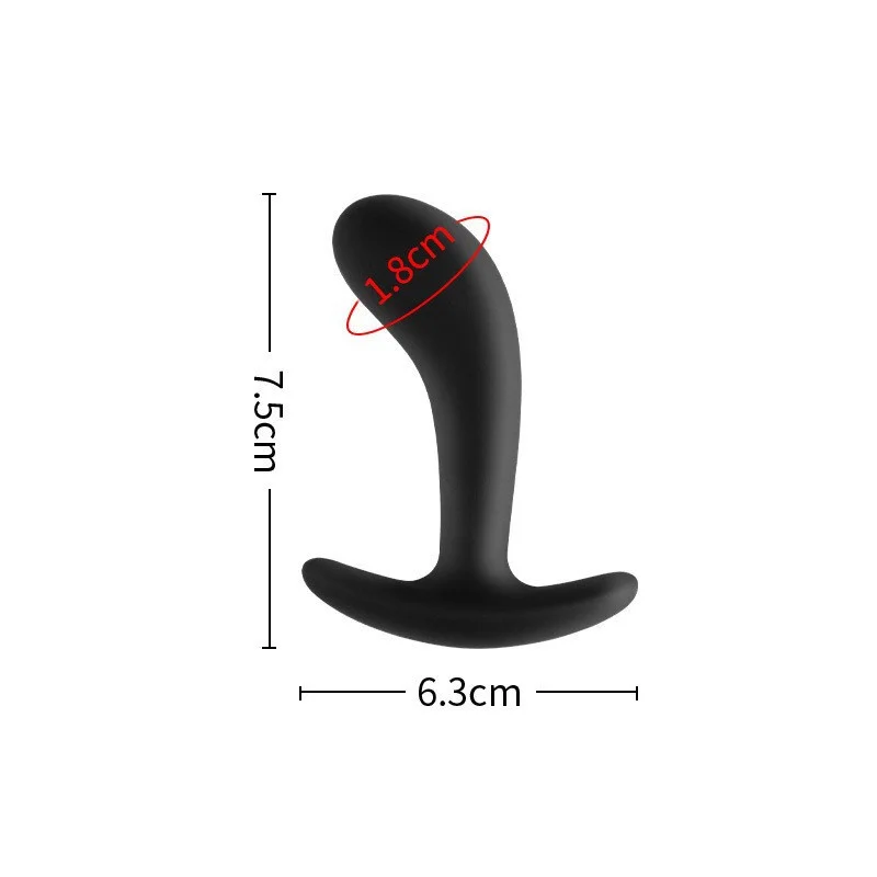 Soft Silicone Anal Butt Plug For Prostate Stimulation And Massage_voghion.com
